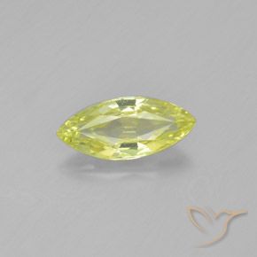 1.46ct 天然 中黄色 金绿玉, 榄尖形, VVS-VS