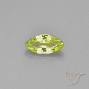 1.01ct 天然 中黄色 金绿玉, 榄尖形, VVS