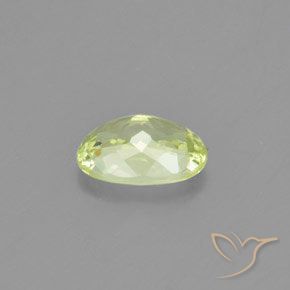 1.07克拉天然金绿玉，椭圆形，VVS-VS