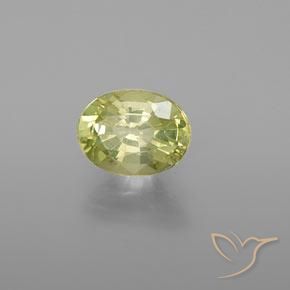 1.31克拉天然金绿玉，椭圆形，VVS-VS