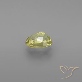 1.24克拉天然金绿玉，椭圆形，VVS-VS