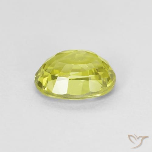 1.07克拉天然金绿玉，椭圆形，VVS