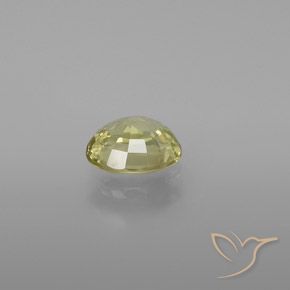 1.12克拉天然金绿玉，椭圆形，VS