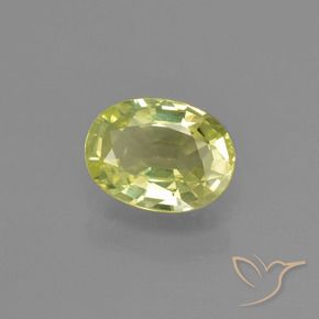 1.20克拉天然金绿玉，椭圆形，VVS-VS