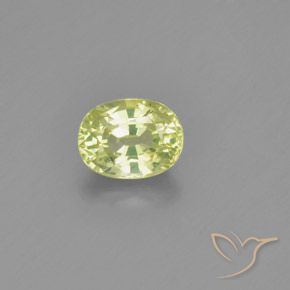 1.15ct 天然 柠檬黄 金绿玉, 椭圆形, VVS