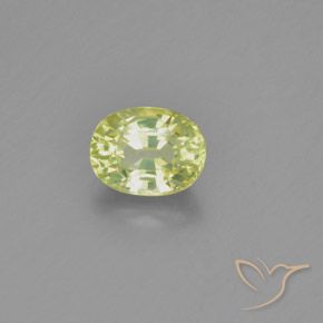 1.15克拉天然金绿玉，椭圆形，VVS