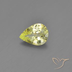 1.18克拉天然金绿玉，梨形，VVS