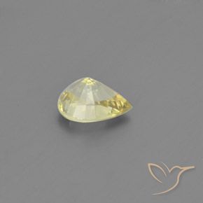 1.31克拉天然金绿玉，梨形，VVS