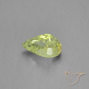 1.19克拉天然金绿玉，梨形，VVS
