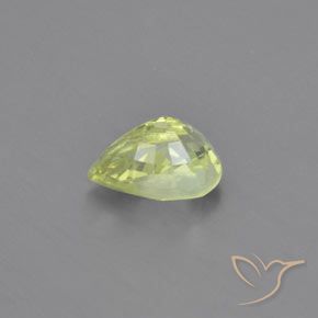 1.07克拉天然金绿玉，梨形，VVS-VS