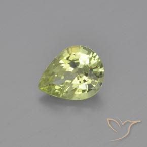 1.15克拉天然金绿玉，梨形，VVS