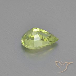 1.26克拉天然金绿玉，梨形，VVS