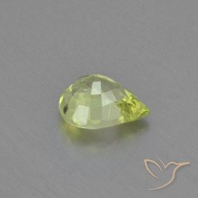 1.18克拉天然金绿玉，梨形，VVS
