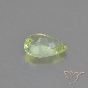 1.05克拉天然金绿玉，梨形，VVS