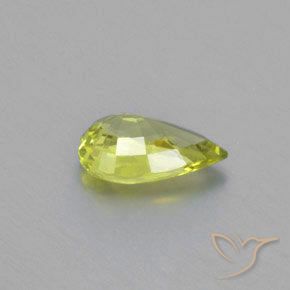 1.03克拉天然金绿玉，梨形，VVS