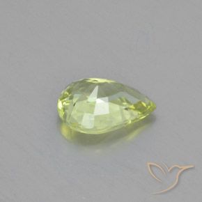 1.14克拉天然金绿玉，梨形，VVS
