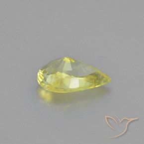 1.15克拉天然金绿玉，梨形，VVS