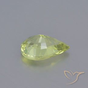 1.27克拉天然金绿玉，梨形，VVS