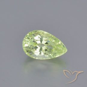 1.26ct 天然 浅绿色 金绿玉, 梨形, VVS-VS