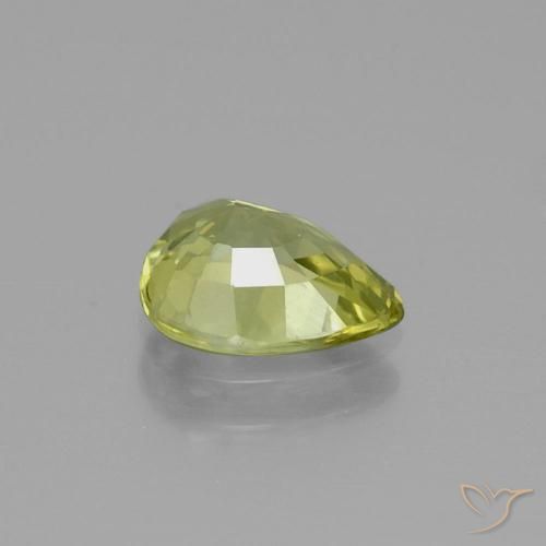 1.47克拉天然金绿玉，梨形，VVS
