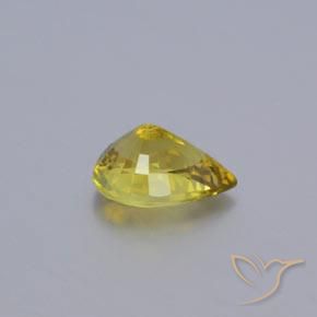 1.03克拉天然金绿玉，梨形，VVS