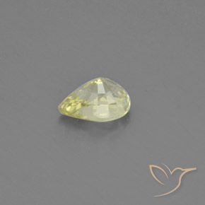 1.18克拉天然金绿玉，梨形，VVS-VS