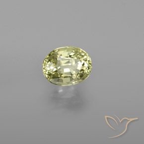 1.02克拉天然金绿玉，椭圆形，VVS