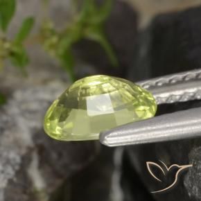 0.98克拉天然金绿玉，椭圆形，VVS