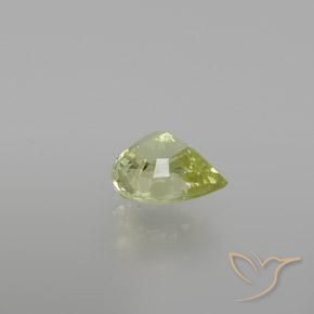 1.13克拉天然金绿玉，梨形，VVS