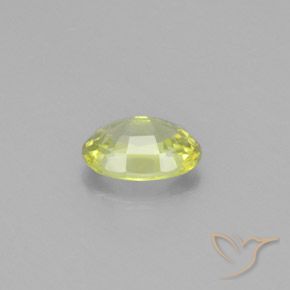 1.00克拉天然金绿玉，椭圆形，VVS