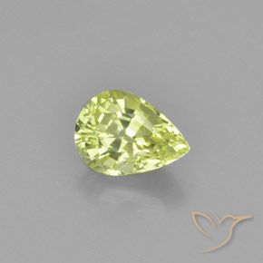 1.18ct 天然 淡黄色 金绿玉, 梨形, VVS