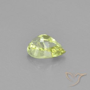 1.18克拉天然金绿玉，梨形，VVS