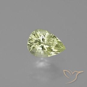 0.98ct 天然 中黄色 金绿玉, 梨形, VVS