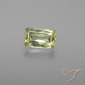 1.44ct 天然 浅绿色 金绿玉, 祖母绿式切割, VS