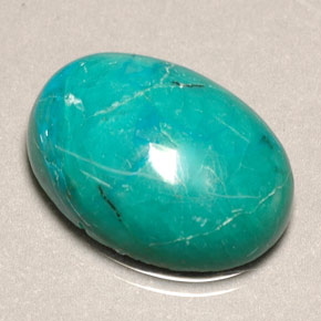 8.90克拉天然绿色硅孔雀石，椭圆形切割，18.1×13.2毫米，不透明