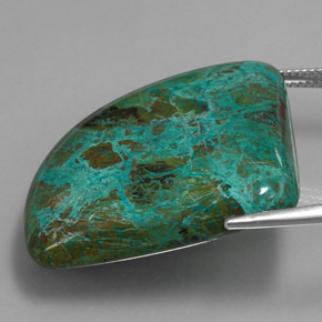 73.62克拉天然硅孔雀石，异形，不透明