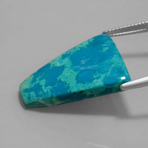 14.94克拉天然硅孔雀石，异形，不透明