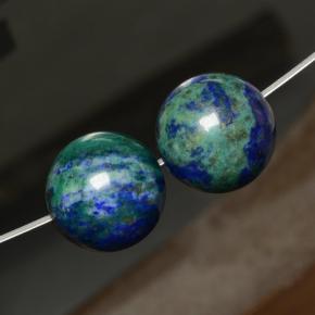 克拉天然硅孔雀石，球形，不透明