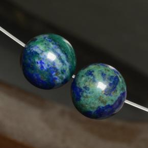 克拉天然硅孔雀石，球形，不透明