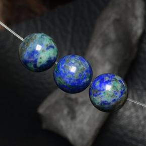 27.71克拉天然硅孔雀石，球形，不透明