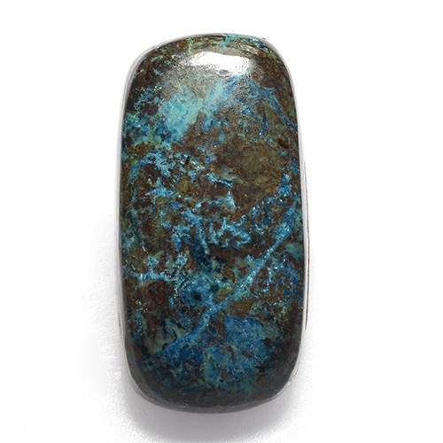 11.89克拉天然多色硅孔雀石，垫形剪裁，20.8×10.7毫米，不透明