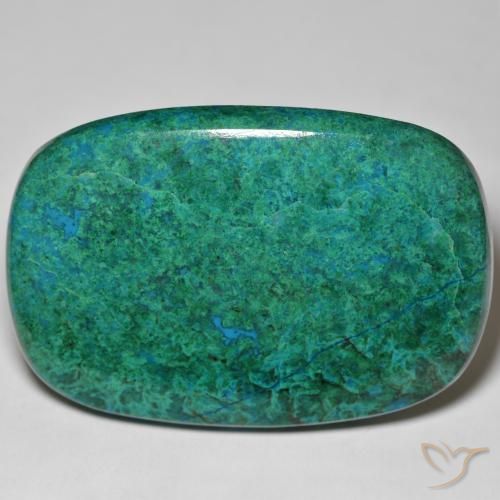 113.09ct 天然 彩色 硅孔雀石, 软垫, 不透明