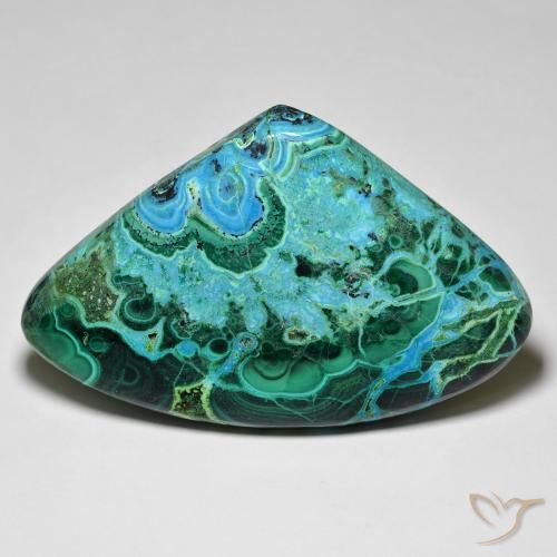 70.52ct 天然 彩色 硅孔雀石, 梨形, 不透明