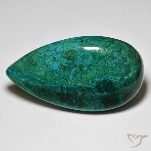 68.06ct 天然 彩色 硅孔雀石, 梨形, 不透明