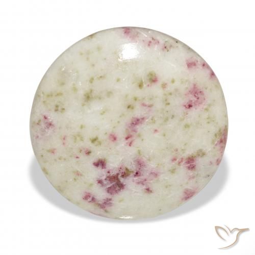 22.96ct 天然 彩色 辰砂, 圆形的, 不透明