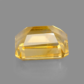 2.47克拉天然黄色黄水晶，祖母绿式切割，9×6.9毫米，VS-SI