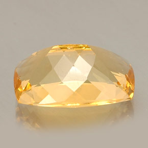 12.60克拉天然黄色黄水晶，垫形剪裁，17.9×12.6毫米，VVS-VS