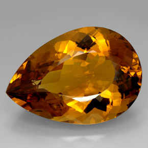 361.70克拉天然棕色黄水晶，梨形，61.2×42.9毫米，IF