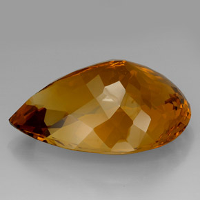 361.70克拉天然棕色黄水晶，梨形，61.2×42.9毫米，IF