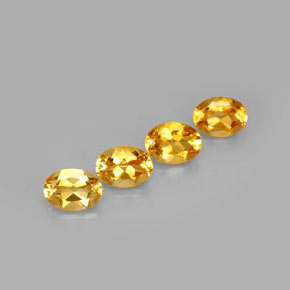 克拉天然黄水晶，椭圆形切割，VVS-VS
